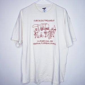 Vintage Cub Scout Round Up T Shirt 75 year Anny